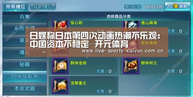 日媒称日本第四次动画热潮不乐观:中国资本不稳定-开元体育(图2) 开元体育